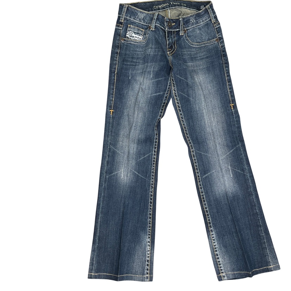 Women’s Blue Bootcut Jeans - Don't Fence Me In